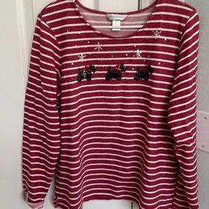 Christopher & Banks top. Size large. Pre owned.